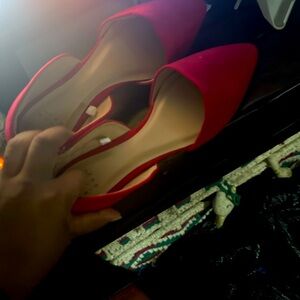 Flat shoes great for work tan and in red TARGET BRAND!